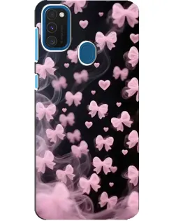 Чехол для Samsung Galaxy A21s с картинкой «Неоновое кружево»