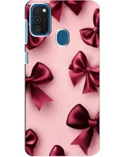 Чехол для Samsung Galaxy A21s с картинкой «Бордовый атлас»