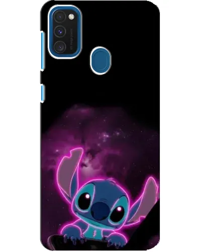 Чехол для Samsung Galaxy A21s с картинкой «Неоновый Stitch»