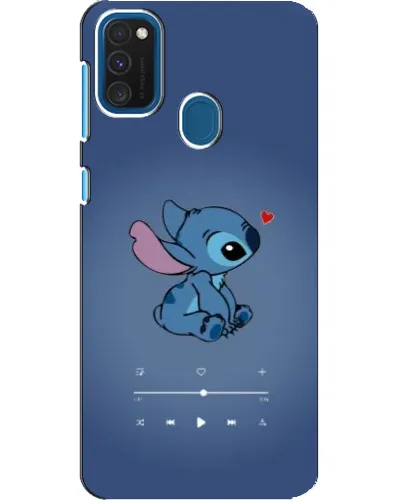 Чехол для Samsung Galaxy A21s с картинкой «Музыкальный Stitch»
