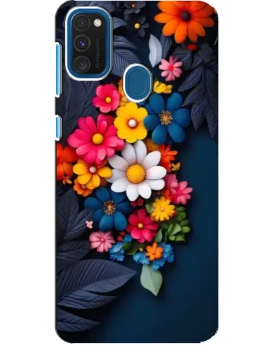 Чехол для Samsung Galaxy A21s с картинкой «Цветочная феерия»