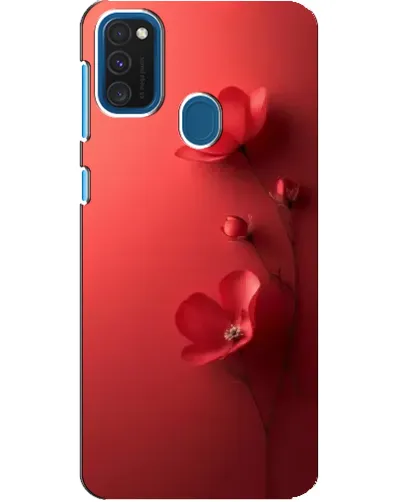 Чехол для Samsung Galaxy A21s с картинкой «Маковые соцветия»