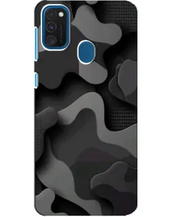 Чехол для Samsung Galaxy A21s с картинкой «Темный абстрактный камуфляж» Чехол для Samsung Galaxy A21s с картинкой «Темный абстрактный камуфляж»