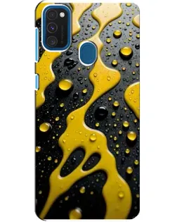 Чехол для Samsung Galaxy A21s с картинкой «Жидкое желтое золото» Чехол для Samsung Galaxy A21s с картинкой «Жидкое желтое золото»