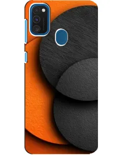 Чехол для Samsung Galaxy A21s с картинкой «Геометрия оранжевых кругов» Чехол для Samsung Galaxy A21s с картинкой «Геометрия оранжевых кругов»