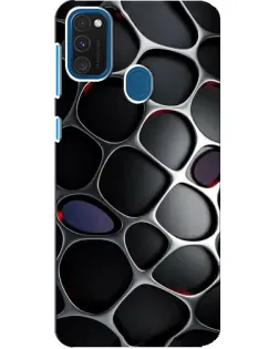 Чехол для Samsung Galaxy A21s с картинкой «Объемная темная решетка» Чехол для Samsung Galaxy A21s с картинкой «Объемная темная решетка»