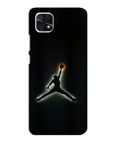 Чехол для Samsung Galaxy A22 5G с картинкой «Jordan Gradient Logo»