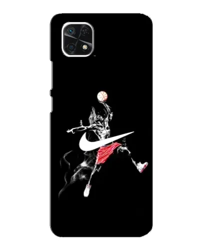 Чехол для Samsung Galaxy A22 5G с картинкой «Jordan Jumpman»