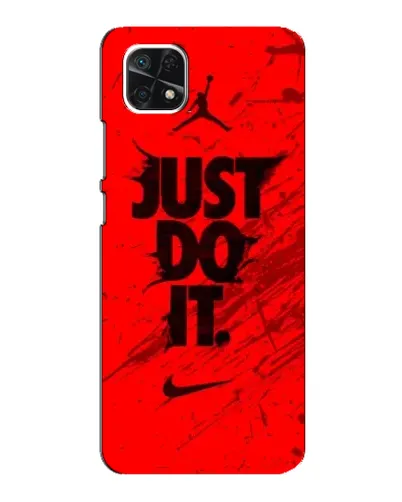 Чехол для Samsung Galaxy A22 5G с картинкой «Nike Just Do It»