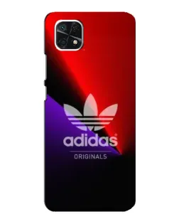 Чехол для Samsung Galaxy A22 5G с картинкой «Adidas Red Neon»