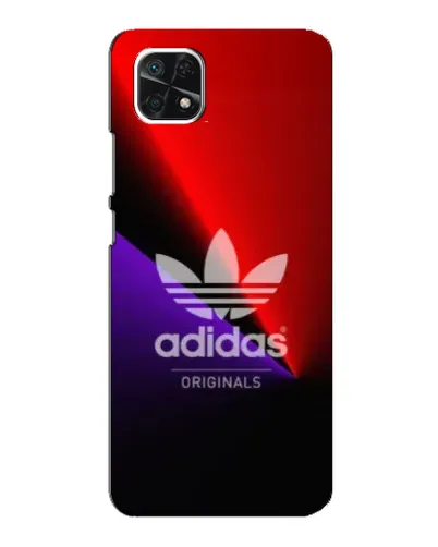 Чехол для Samsung Galaxy A22 5G с картинкой «Adidas Red Neon»