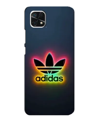 Чехол для Samsung Galaxy A22 5G с картинкой «Неоновый Adidas»