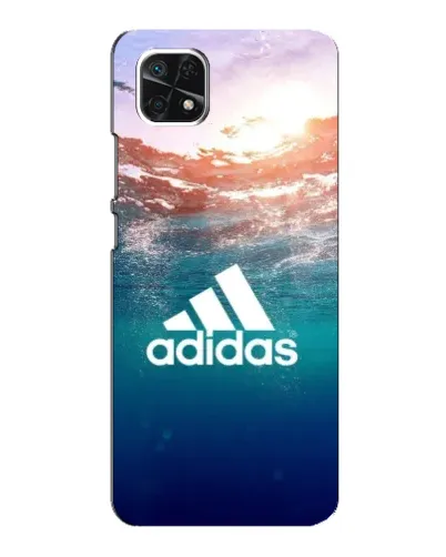 Чехол для Samsung Galaxy A22 5G с картинкой «Океанская глубина адидас»