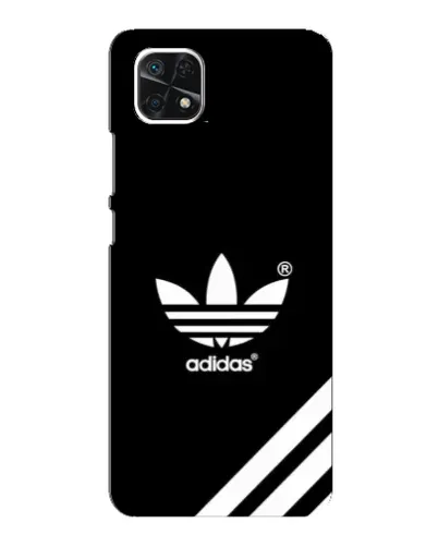 Чехол для Samsung Galaxy A22 5G с картинкой «Adidas с диагональными полосами»