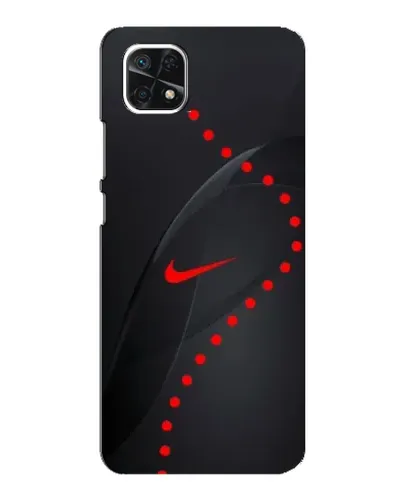 Чехол для Samsung Galaxy A22 5G с картинкой «Абстрактный дизайн Nike»