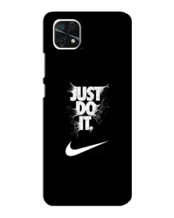 Чехол для Samsung Galaxy A22 5G с картинкой «Текстовый принт Nike» Чехол для Samsung Galaxy A22 5G с картинкой «Текстовый принт Nike»