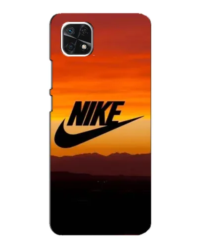 Чехол для Samsung Galaxy A22 5G с картинкой «Nike — вечерний горизонт»