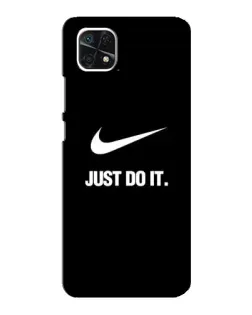 Чехол для Samsung Galaxy A22 5G с картинкой «Классический принт Nike» Чехол для Samsung Galaxy A22 5G с картинкой «Классический принт Nike»
