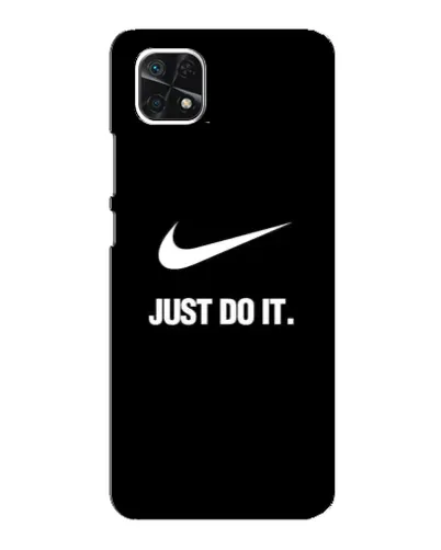 Чехол для Samsung Galaxy A22 5G с картинкой «Классический принт Nike»
