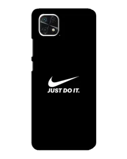 Чехол для Samsung Galaxy A22 5G с картинкой «Минимализм от Nike» Чехол для Samsung Galaxy A22 5G с картинкой «Минимализм от Nike»