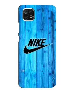 Чехол для Samsung Galaxy A22 5G с картинкой «Голубое дерево Nike» Чехол для Samsung Galaxy A22 5G с картинкой «Голубое дерево Nike»