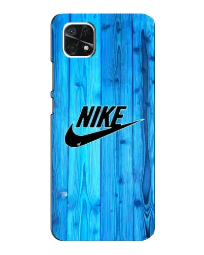 Чехол для Samsung Galaxy A22 5G с картинкой «Голубое дерево Nike»