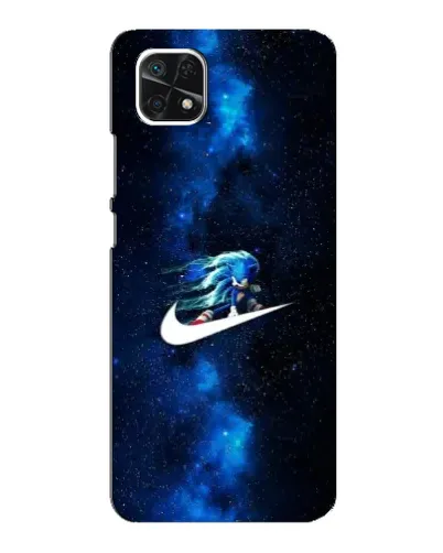 Чехол для Samsung Galaxy A22 5G с картинкой «Звездный путь Nike»