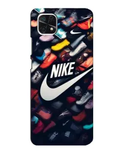 Чехол для Samsung Galaxy A22 5G с картинкой «Коллекция кроссовок Nike» Чехол для Samsung Galaxy A22 5G с картинкой «Коллекция кроссовок Nike»