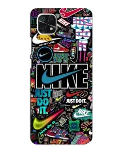 Чехол для Samsung Galaxy A22 5G с картинкой «Яркий коллаж Nike» Чехол для Samsung Galaxy A22 5G с картинкой «Яркий коллаж Nike»