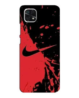 Чехол для Samsung Galaxy A22 5G с картинкой «Красные брызги Nike» Чехол для Samsung Galaxy A22 5G с картинкой «Красные брызги Nike»