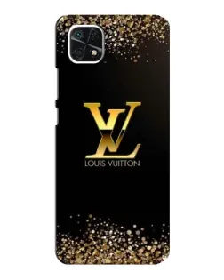 Чехол для Samsung Galaxy A22 5G с картинкой «LV — золотые искры» Чехол для Samsung Galaxy A22 5G с картинкой «LV — золотые искры»