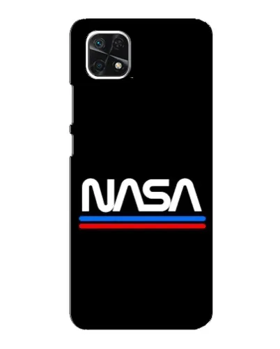 Чехол для Samsung Galaxy A22 5G с картинкой «NASA — классика Red Blue» Чехол для Samsung Galaxy A22 5G с картинкой «NASA — классика Red Blue»