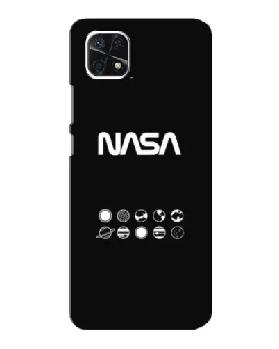 Чехол для Samsung Galaxy A22 5G с картинкой «NASA — технический принт» Чехол для Samsung Galaxy A22 5G с картинкой «NASA — технический принт»