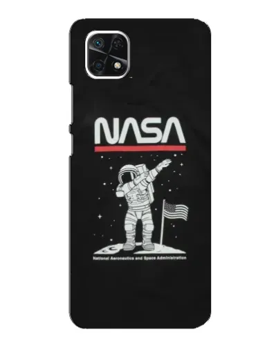 Чехол для Samsung Galaxy A22 5G с картинкой «NASA — шагаем по Луне» Чехол для Samsung Galaxy A22 5G с картинкой «NASA — шагаем по Луне»