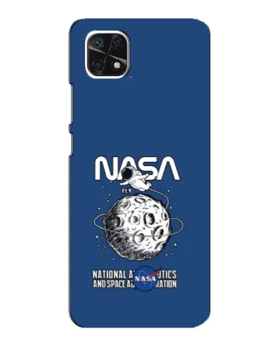 Чехол для Samsung Galaxy A22 5G с картинкой «NASA — лунная миссия» Чехол для Samsung Galaxy A22 5G с картинкой «NASA — лунная миссия»