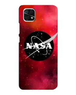 Чехол для Samsung Galaxy A22 5G с картинкой «NASA — красная туманность»