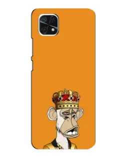 Чехол для Samsung Galaxy A22 5G с картинкой «Золотая обезьяна Bored Ape»