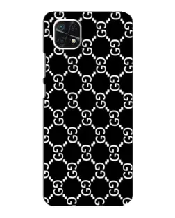 Чехол для Samsung Galaxy A22 5G с картинкой «Gucci — сетчатый паттерн» Чехол для Samsung Galaxy A22 5G с картинкой «Gucci — сетчатый паттерн»