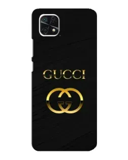 Чехол для Samsung Galaxy A22 5G с картинкой «Золотой логотип Gucci» Чехол для Samsung Galaxy A22 5G с картинкой «Золотой логотип Gucci»