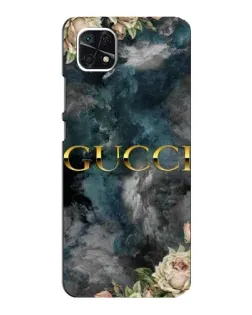 Чехол для Samsung Galaxy A22 5G с картинкой «Абстрактные цветы Gucci» Чехол для Samsung Galaxy A22 5G с картинкой «Абстрактные цветы Gucci»
