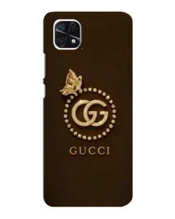 Чехол для Samsung Galaxy A22 5G с картинкой «Gucci — золотая бабочка» Чехол для Samsung Galaxy A22 5G с картинкой «Gucci — золотая бабочка»