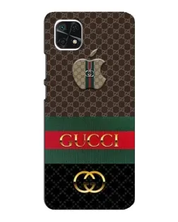 Чехол для Samsung Galaxy A22 5G с картинкой «Gucci — брендированный десерт» Чехол для Samsung Galaxy A22 5G с картинкой «Gucci — брендированный десерт»