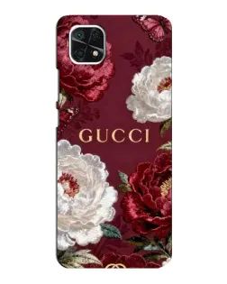 Чехол для Samsung Galaxy A22 5G с картинкой «Gucci — бордовые розы» Чехол для Samsung Galaxy A22 5G с картинкой «Gucci — бордовые розы»