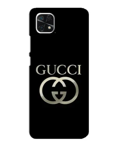 Чехол для Samsung Galaxy A22 5G с картинкой «Gucci — золото на черном» Чехол для Samsung Galaxy A22 5G с картинкой «Gucci — золото на черном»