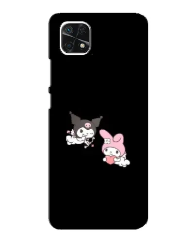 Чехол для Samsung Galaxy A22 5G с картинкой «My Melody и Kuromi»
