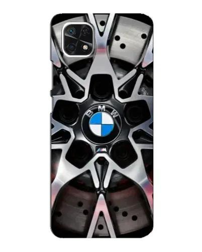 Чехол для Samsung Galaxy A22 5G с картинкой «BMW — деталь диска» Чехол для Samsung Galaxy A22 5G с картинкой «BMW — деталь диска»