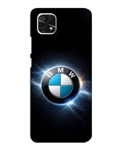 Чехол для Samsung Galaxy A22 5G с картинкой «BMW — неоновое сияние» Чехол для Samsung Galaxy A22 5G с картинкой «BMW — неоновое сияние»