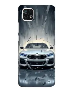 Чехол для Samsung Galaxy A22 5G с картинкой «BMW в свете фар» Чехол для Samsung Galaxy A22 5G с картинкой «BMW в свете фар»