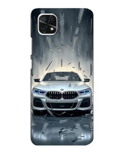 Чехол для Samsung Galaxy A22 5G с картинкой «BMW в свете фар» Чехол для Samsung Galaxy A22 5G с картинкой «BMW в свете фар»