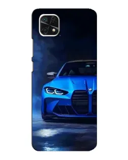 Чехол для Samsung Galaxy A22 5G с картинкой «Голубая BMW M4» Чехол для Samsung Galaxy A22 5G с картинкой «Голубая BMW M4»